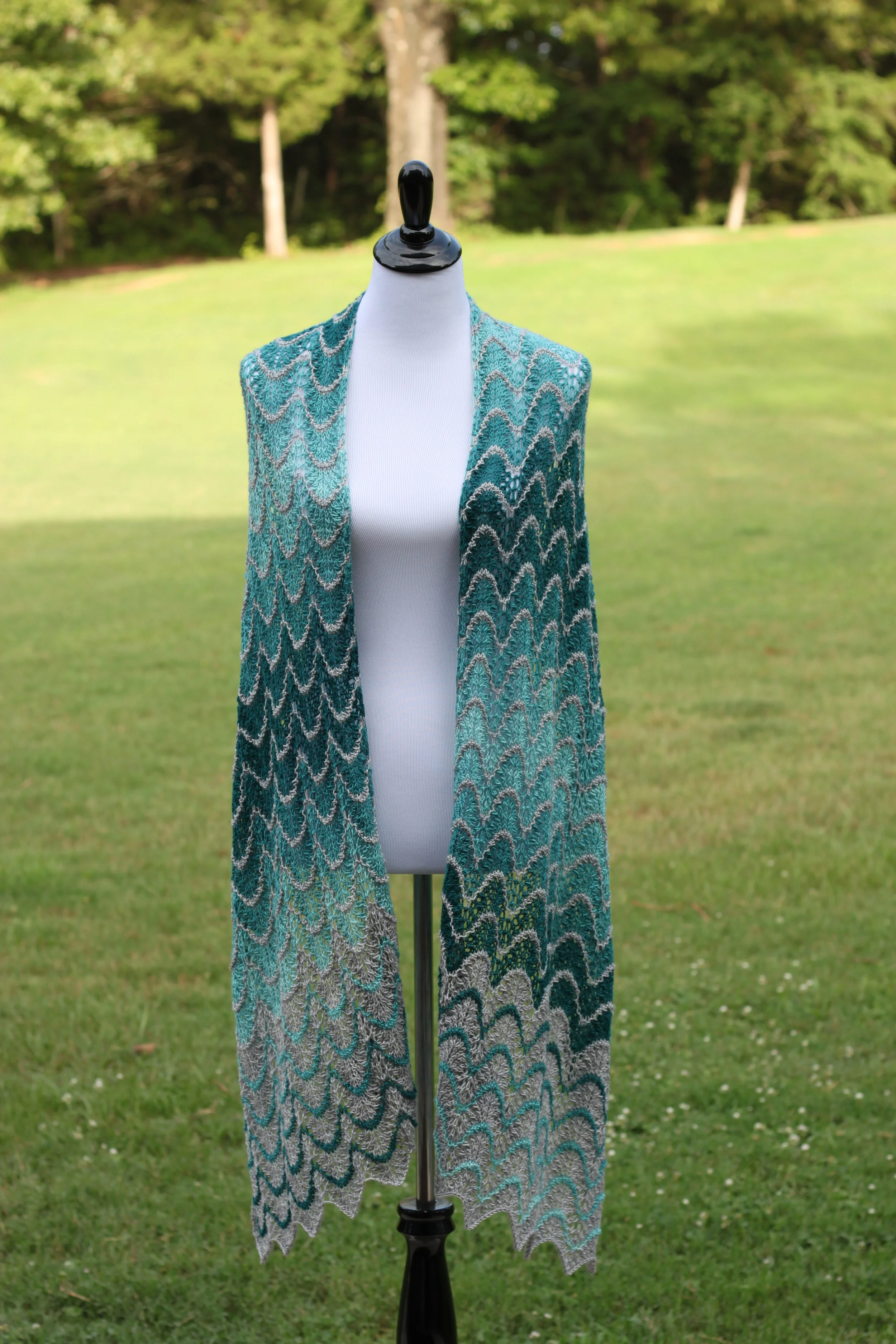 With the Tide shawl pattern