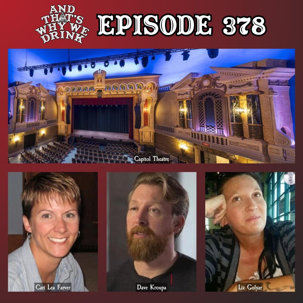 Episode 378 is here and the theme is&hellip; butter? Today Em takes us to Michigan for the haunted (and stunning) Capitol Theatre, then Christine brings us the absolutely wild case of Cari Lea Farver&hellip; and that&rsquo;s why we drink!

➡️ Swipe f