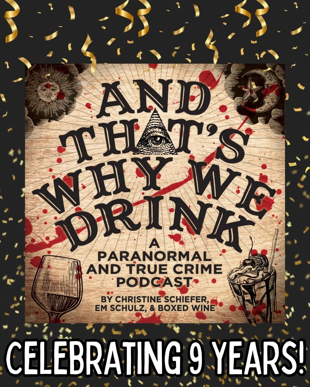 9 whole years?! We can hardly believe it!! 🎉 

Huge thanks to all our listeners! We wouldn&rsquo;t be here without all of you! 💖 And to our amazing team that helps us keep things running behind the scenes - we love and appreciate you all ❣️

In hon