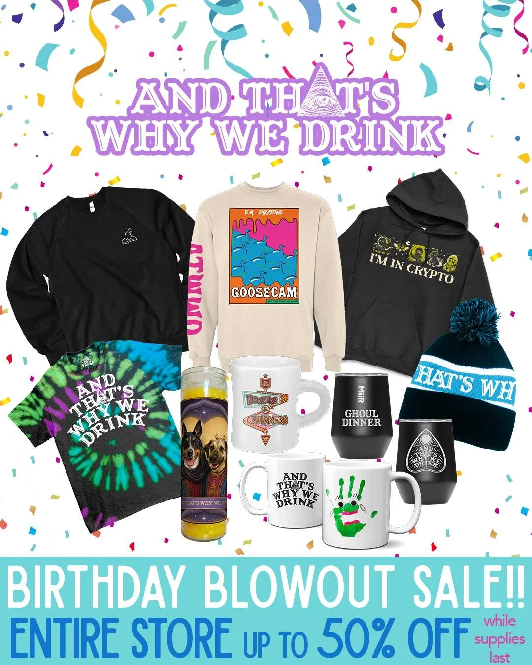 Happy Valentine&rsquo;s-Friday-the-13th-Podcast Birthday Sale, everyone!! 

We all deserve a little combo holiday magic right now and we&rsquo;re practically giving stuff away! But hey... you made this show possible, and we want to spread the love. T