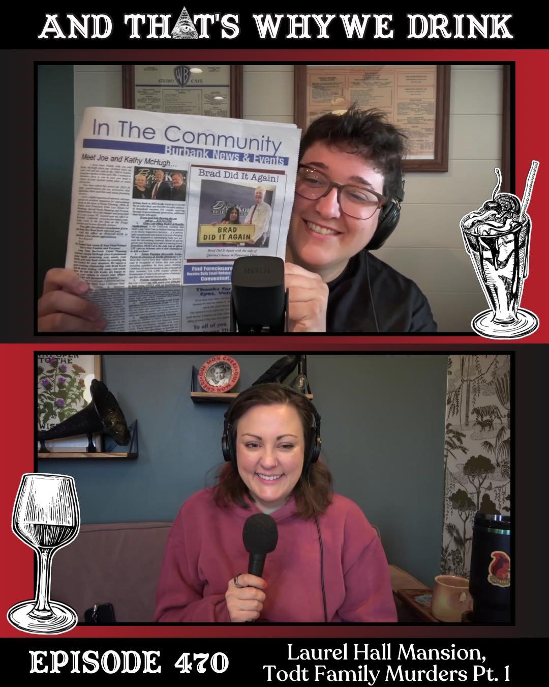 It&rsquo;s episode 470 and for the first time ever we&rsquo;re both drinking tea! 

Before we crack into this week&rsquo;s stories, Christine is joined by Taylar from @creepsandcrimespodcast  for a round of @parapodsnetwork speed dating! 

Then Em br