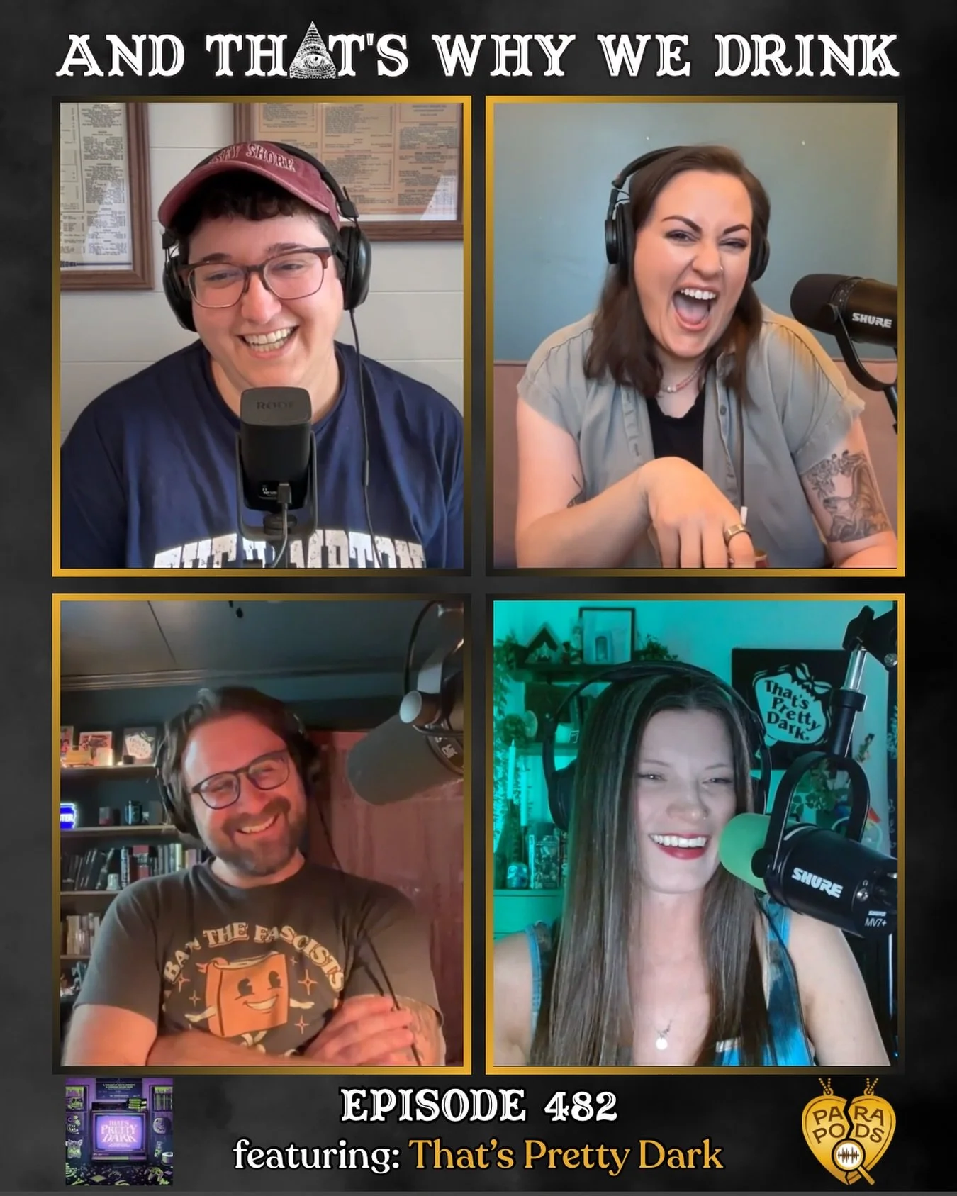 It&rsquo;s episode 482 and we&rsquo;re joined by our new @parapodsnetwork besties Kalyn and Christian from @thatsprettydarkpodcast ! First Em tells us some spooky tales from St. Helens, Oregon including the Klondike Tavern. Then we hand the reigns ov