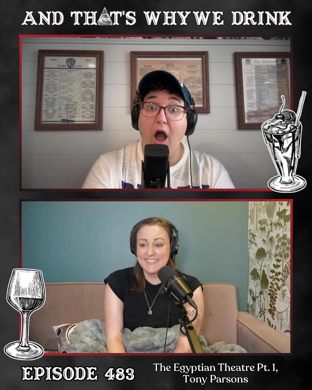 It&rsquo;s Episode 483 and we&rsquo;re channeling our inner emo kid today. First Em brings us Part One of the many haunted Egyptian Theatres starting with the one in Boise, Idaho! Then Christine covers the timely case of Tony Parsons, recently featur