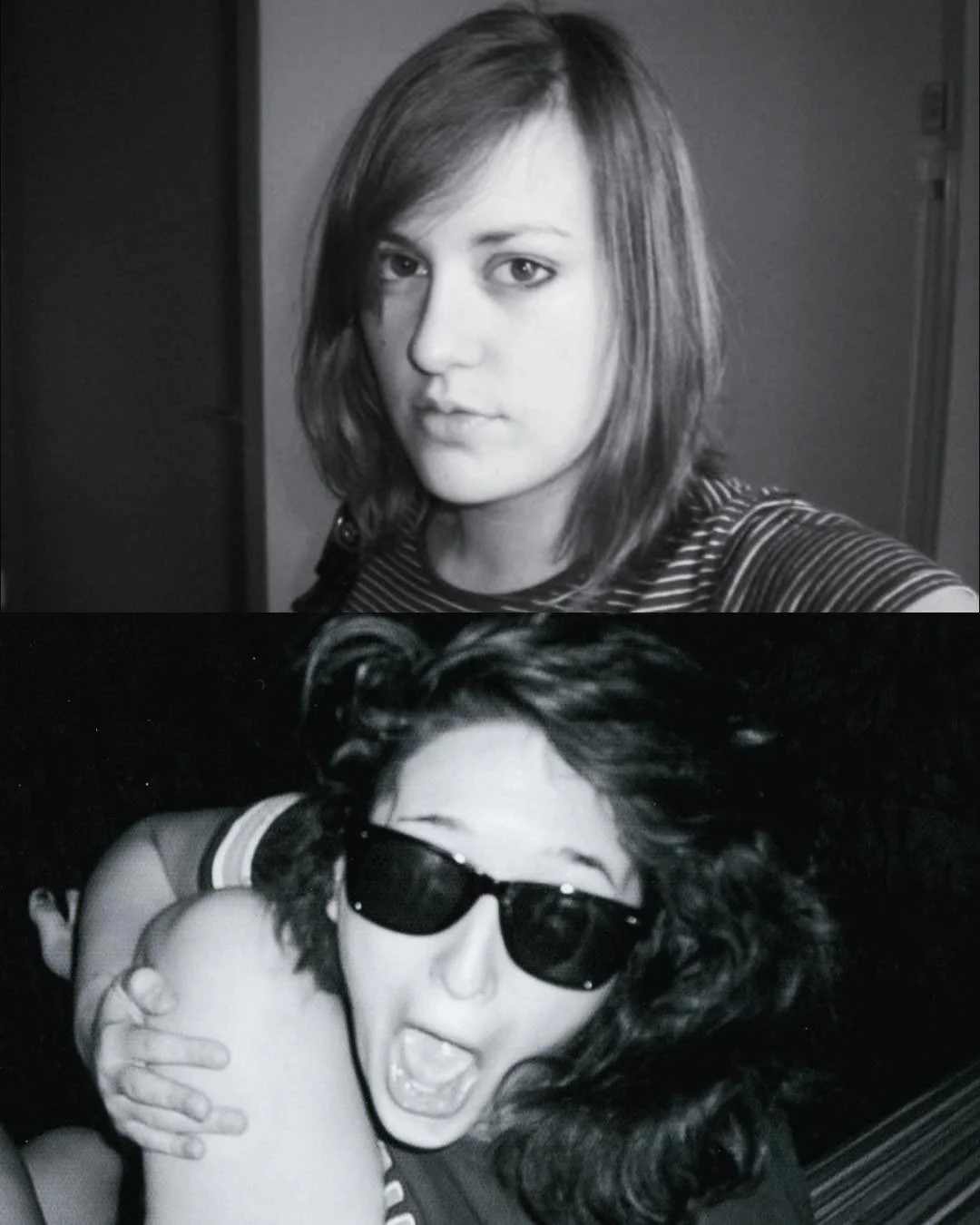 Broke into the haunted vault known as our 2007 camera rolls xD 

&bull;
&bull;
Image descriptions: 
Collection of black and white emo era pics from the ATWWD Team - 1. Christine and Em, 2. Eva, 3. Megan and Katie

#Throwback #Rawr #TBT #CursedPhotos