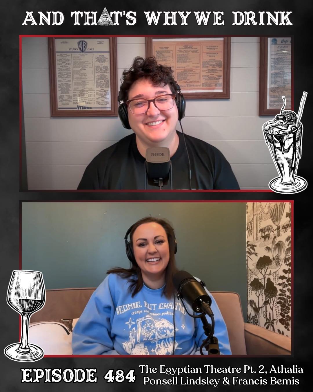 It&rsquo;s Episode 484 and we&rsquo;re being haunted by our past selves and future ghosts. Today Em takes us to Illinois for their Part Two on the haunted Egyptian Theatres. Then Christine covers the frustrating case of Athalia Ponsell Lindsley and F