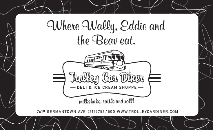 Trolley Car Diner print ad