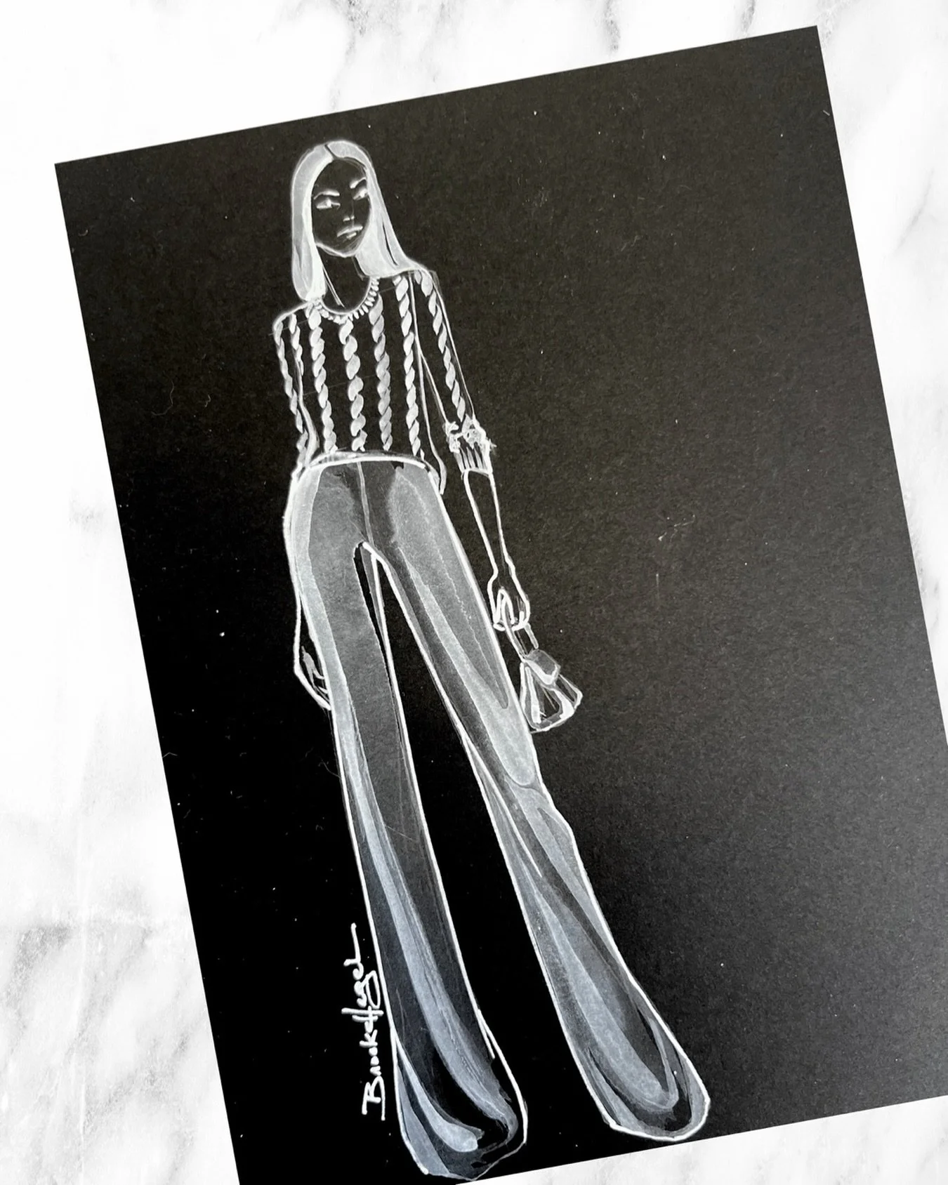 Sweater weather, but make it Ralph.
Pulled from my archives &mdash; an RL proposal sketch. 

#fashionillustrationoftheday #fashionillustrator #ralphlaurenillustrator #brookehagel