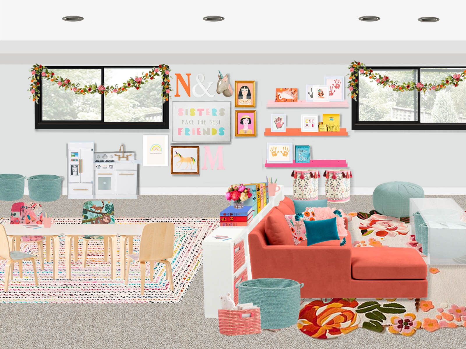 Basement Playroom ©maria delucia square one studios