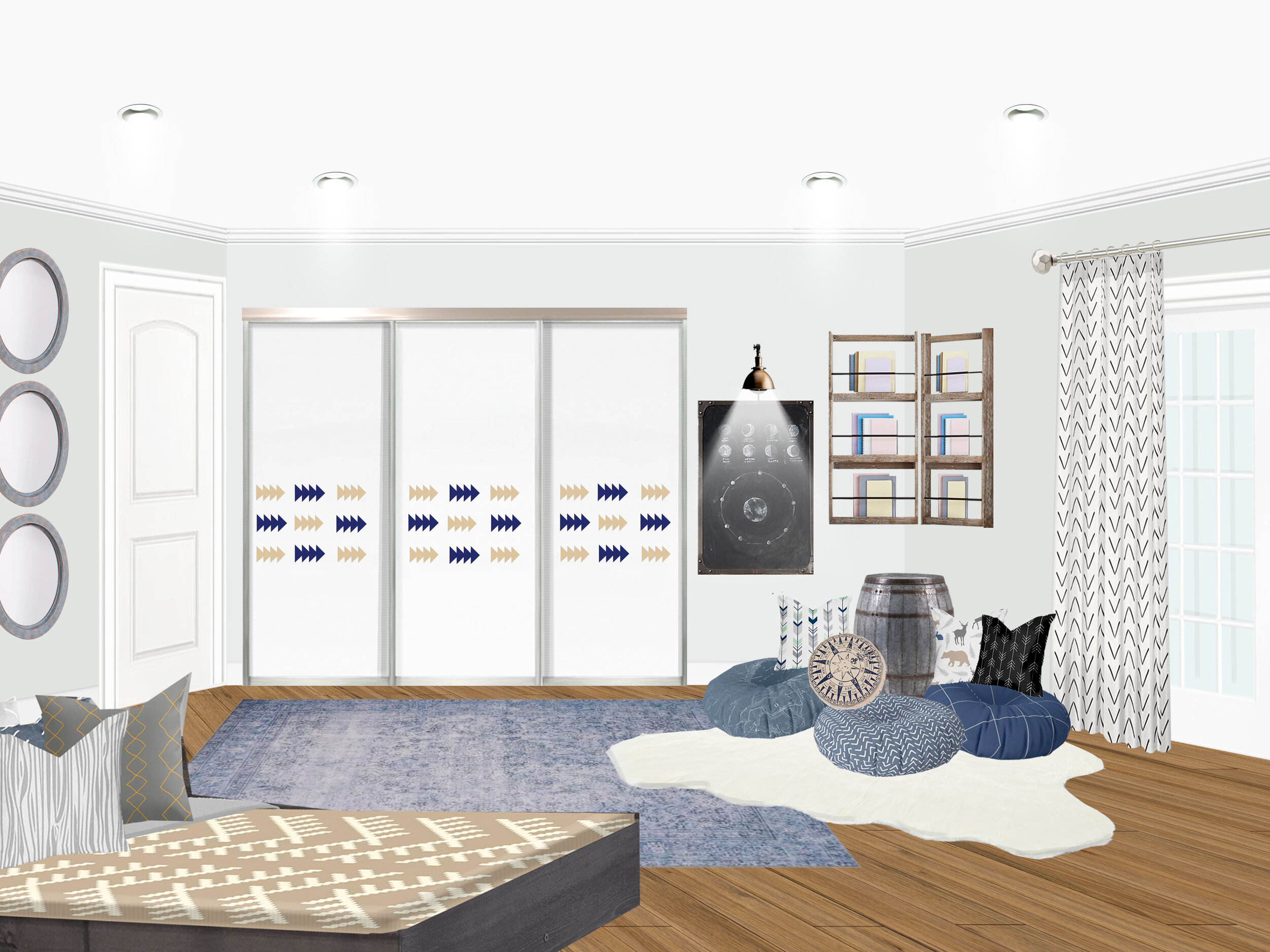 Boys Room ©maria delucia square one studios