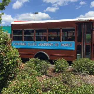 Parked outside the New Orleans Center for Healing Arts.