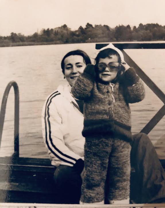 Me and mom in Bucuresti, circa 1979, in the month before they defected.