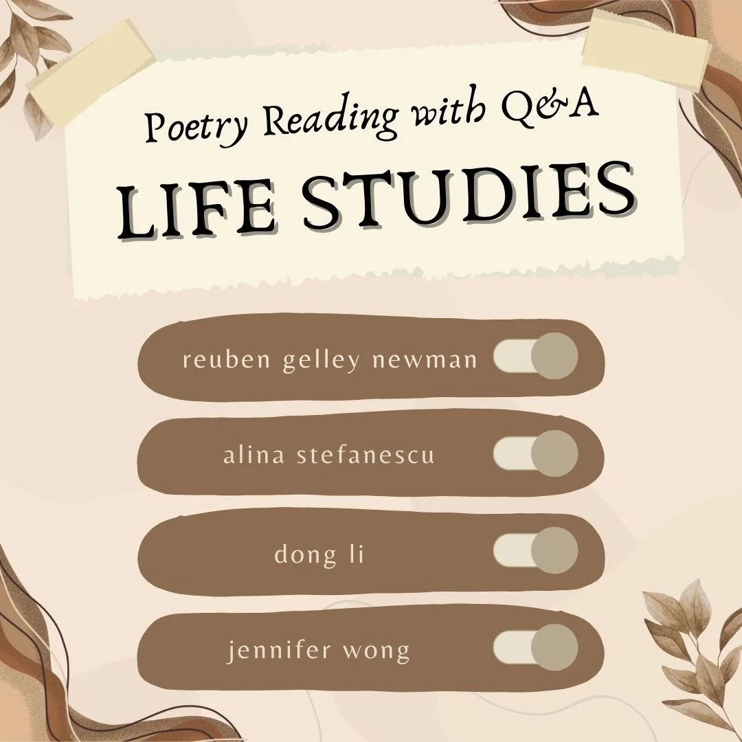 Life Studies: a poetry reading and Q&amp;A