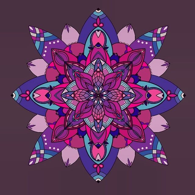 Finding calm by meditating on patterns.