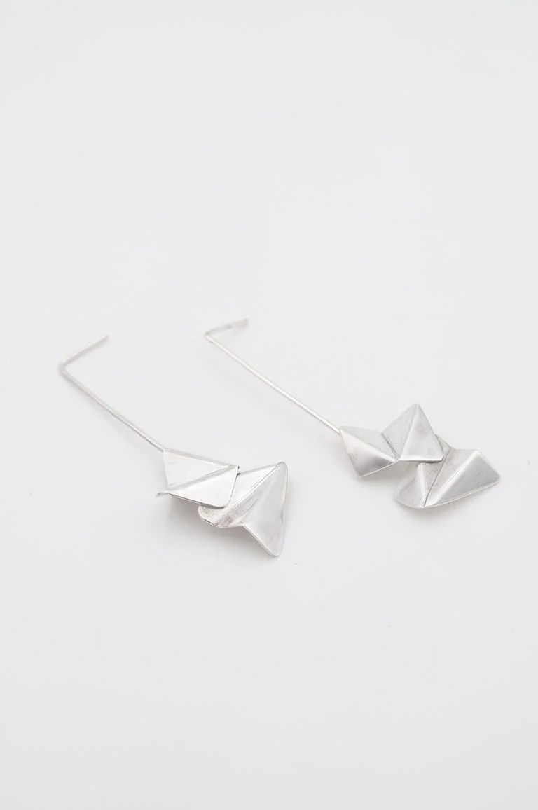 Pendientes Origami colgantes
