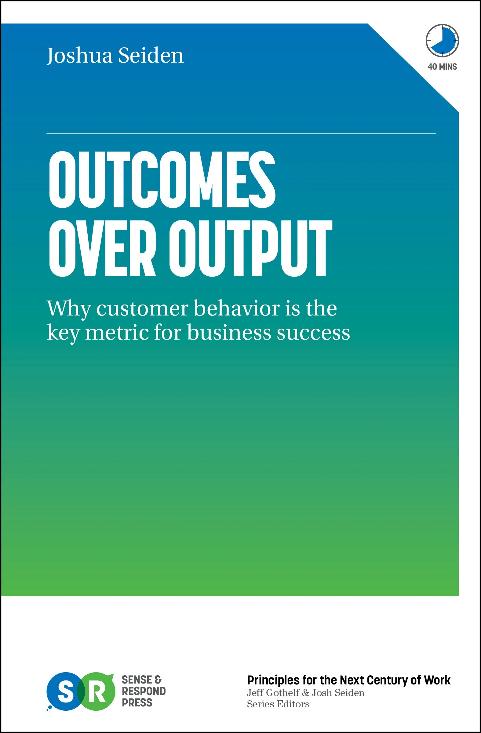 Outcomes over Output, A Discussion Guide for Book Clubs