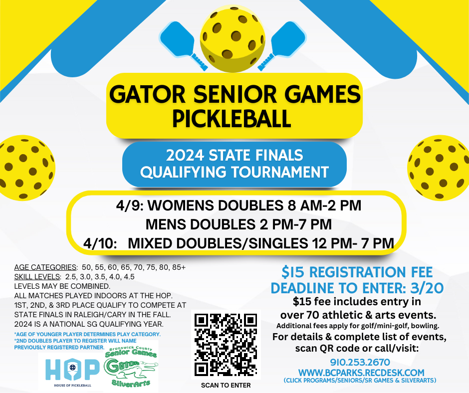 Gator Senior Games — House of Pickleball