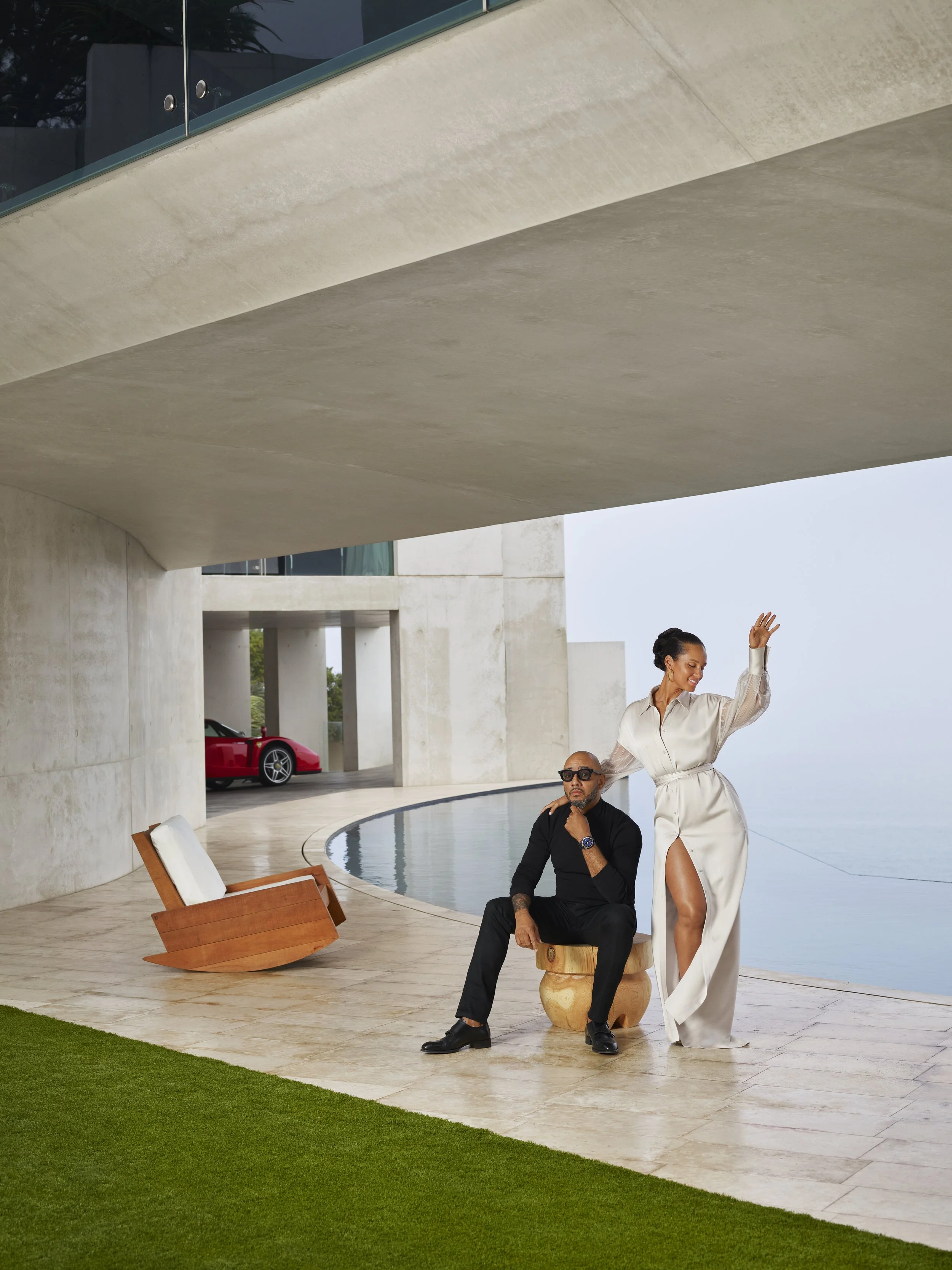 Frank Frances for Architectural Digest | Alicia Keys and Swizz Beatz