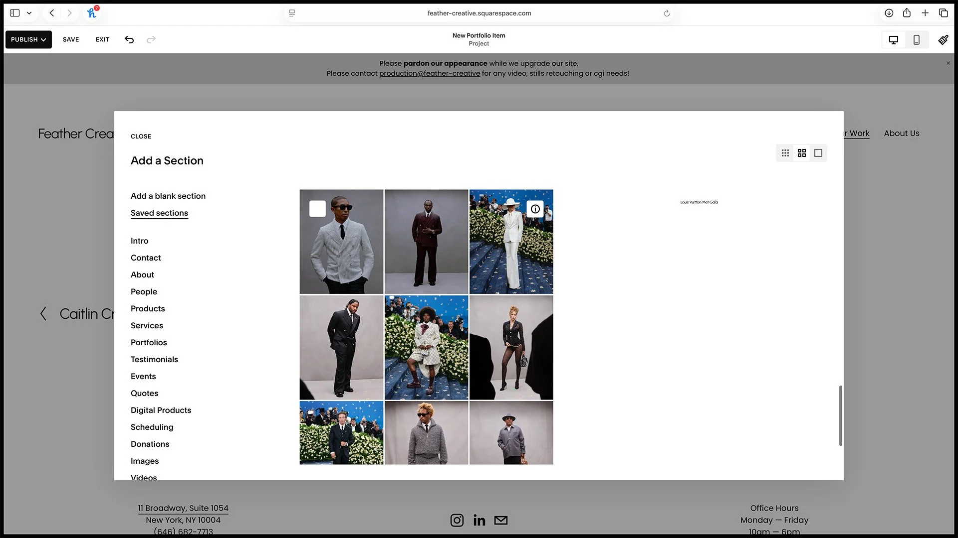 4. Add a new favorited title section.