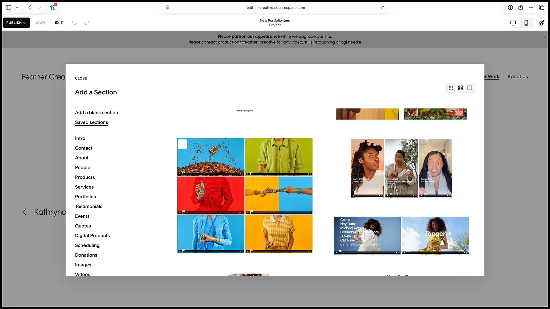 5V. Add a new favorited gallery section (video pictured here).