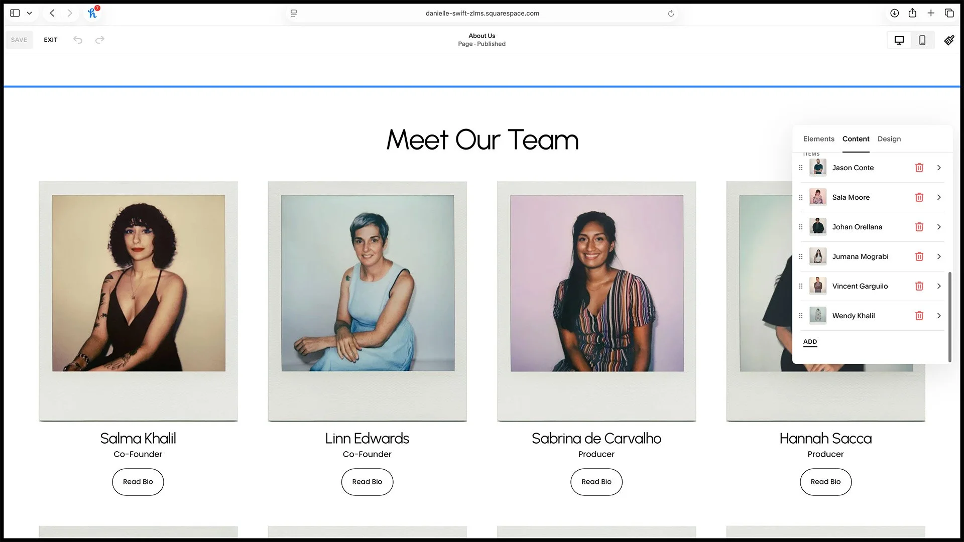 3. Add a new person.