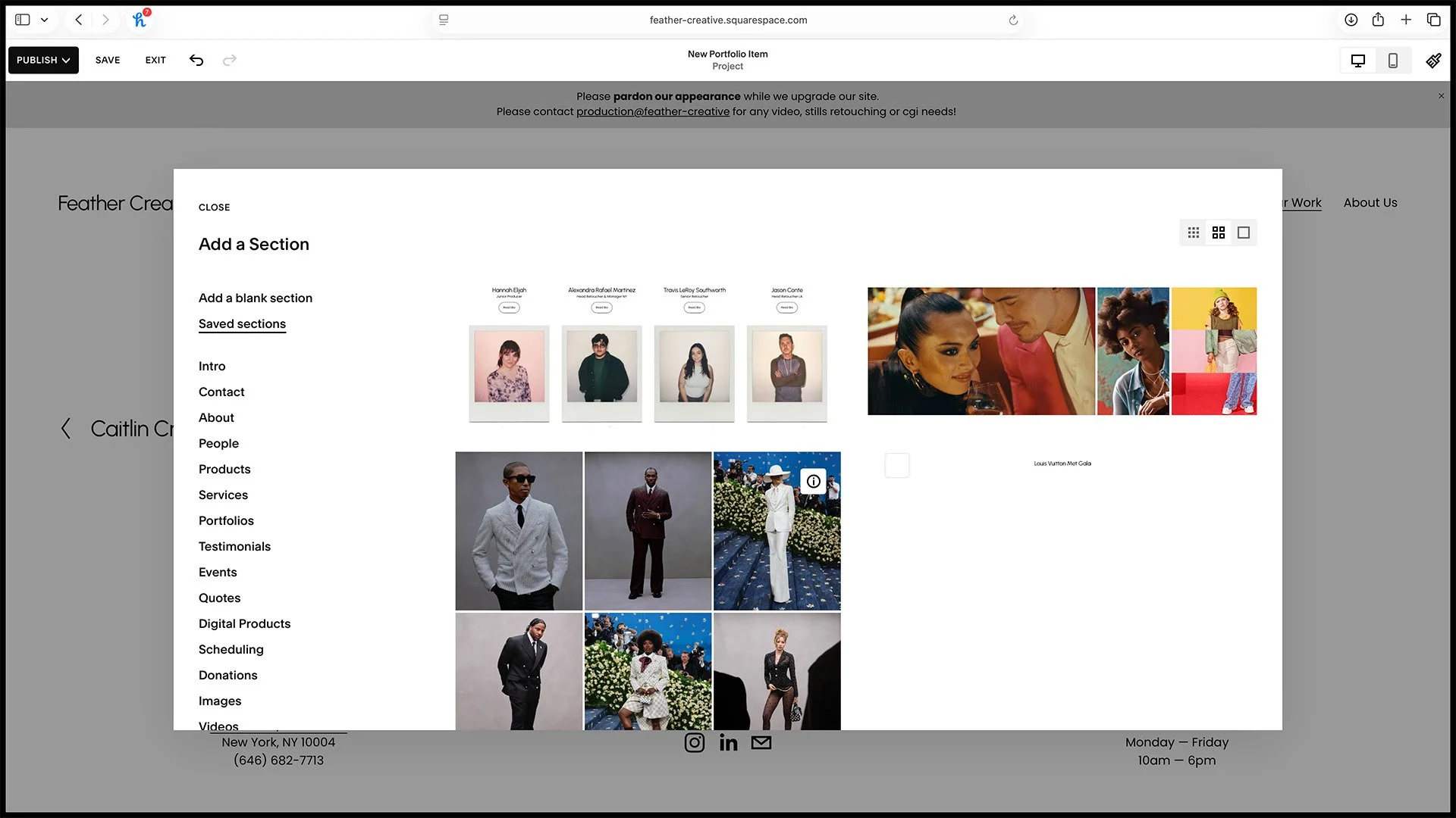 5S. Add a new favorited gallery section (still pictured here).
