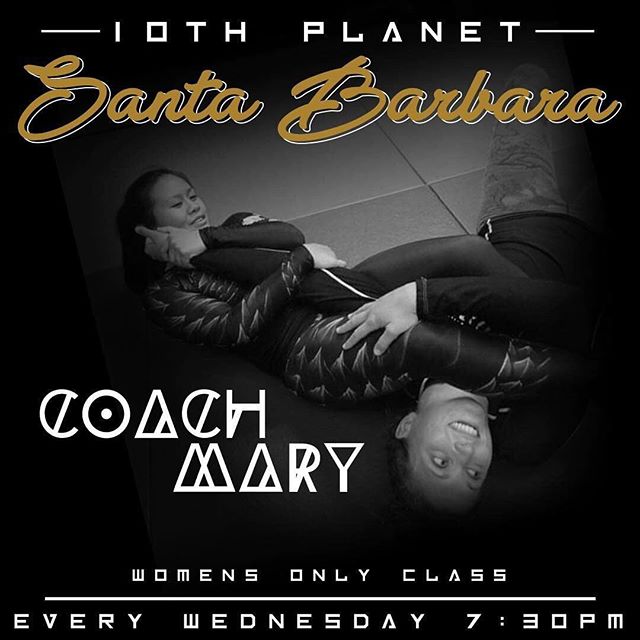 We will be starting our women&rsquo;s self defense/ Jiu Jitsu class every Wednesday starting May 1st At 7:30pm with 10th Planet Santa Barbara&rsquo;s very own @m3rryj  No experience necessary. 
Tag a Lady who might be interested 🤙🏽
@emheis10 
10thp