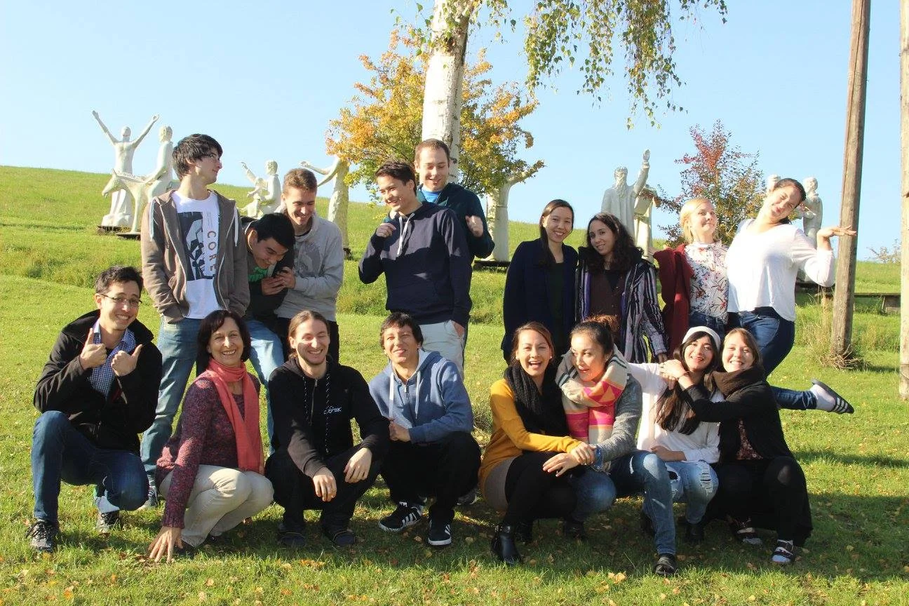 CARP Germany sharing a light moment. (Takanari pictured far left.)