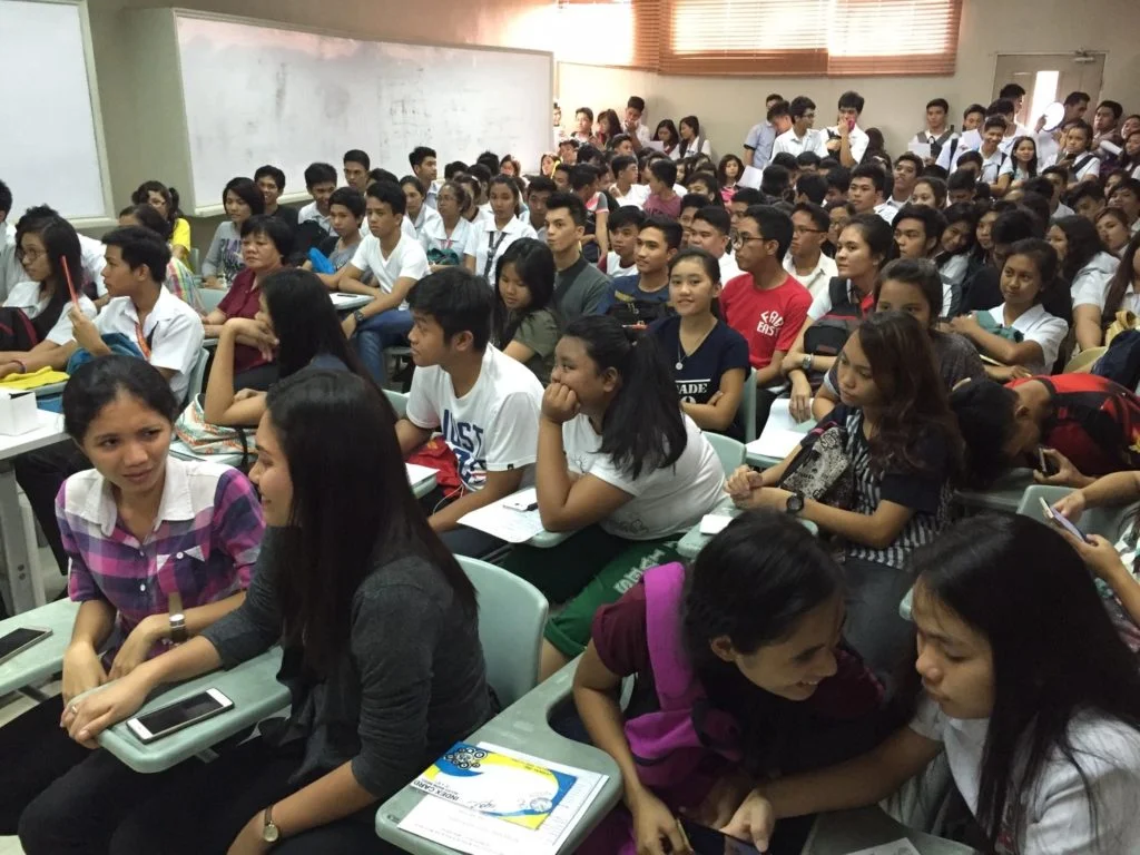 155 students showed up for the orientation (some even had to stand in the back) to find out more about CARP