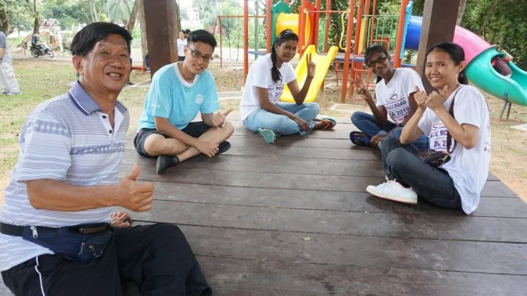 CARP members take time to talk and connect with the elderly