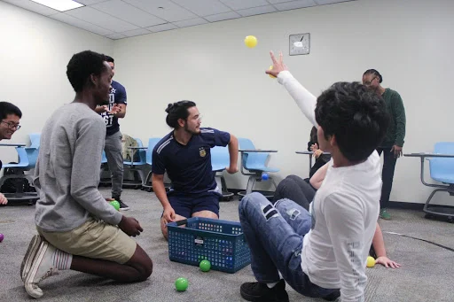 ‘Trinity Ball’ was an activity played on campus to better understand the values of interdependence, mutual prosperity, and universally shared values.