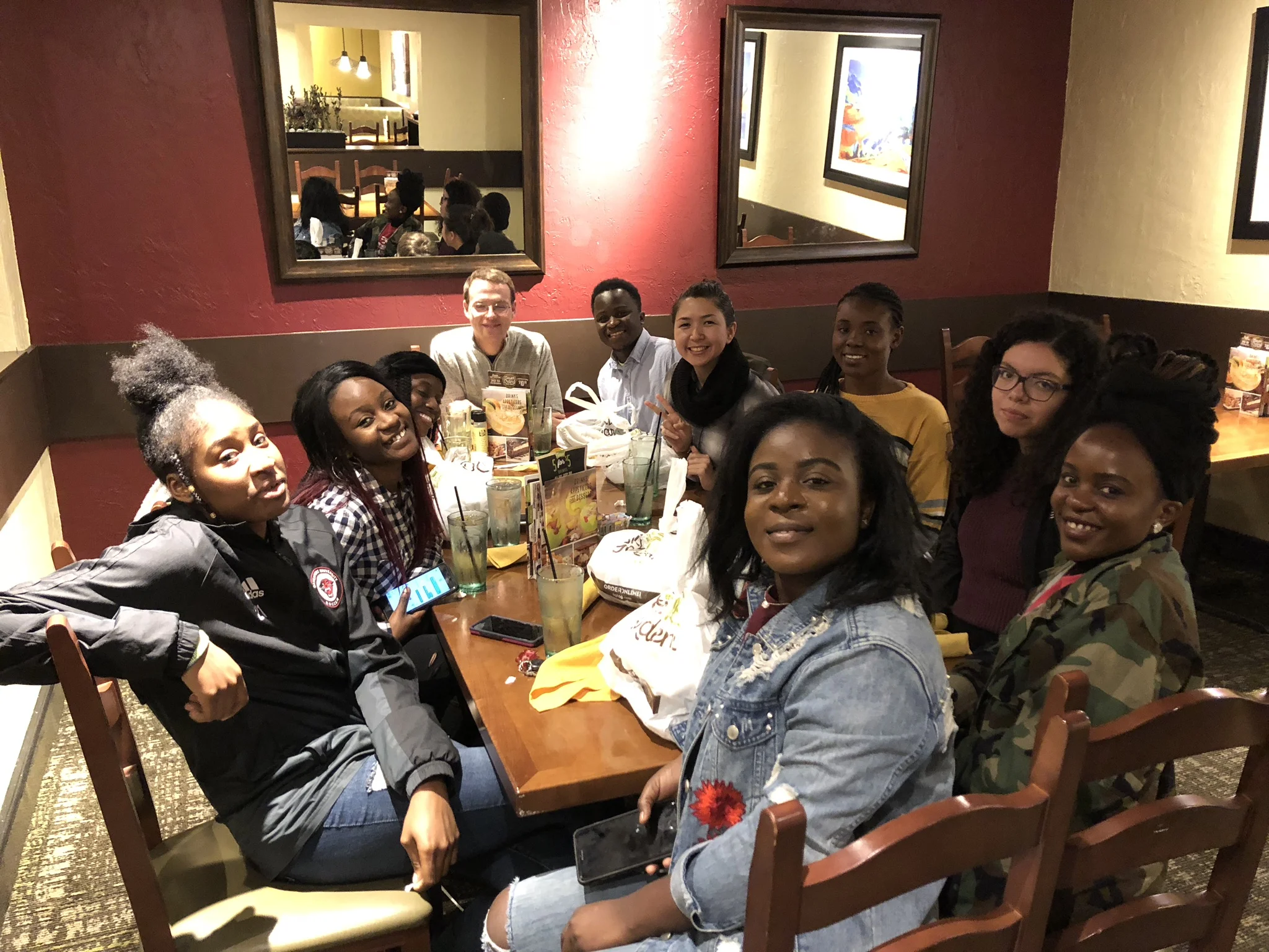 Dinner with the GRCC crew!