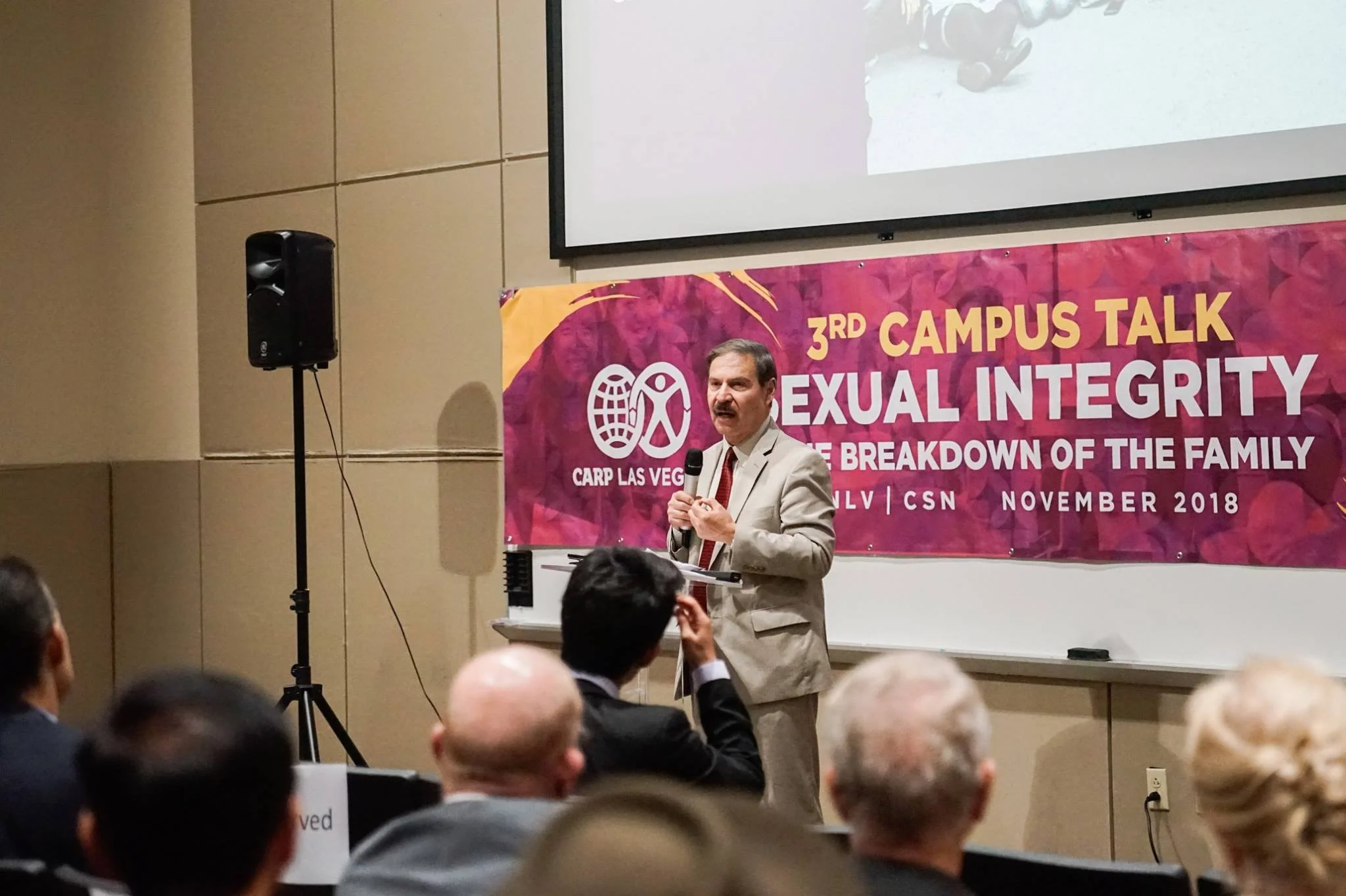 Dr. Rederico Zaragoza, President of CSN, gives welcoming remarks.