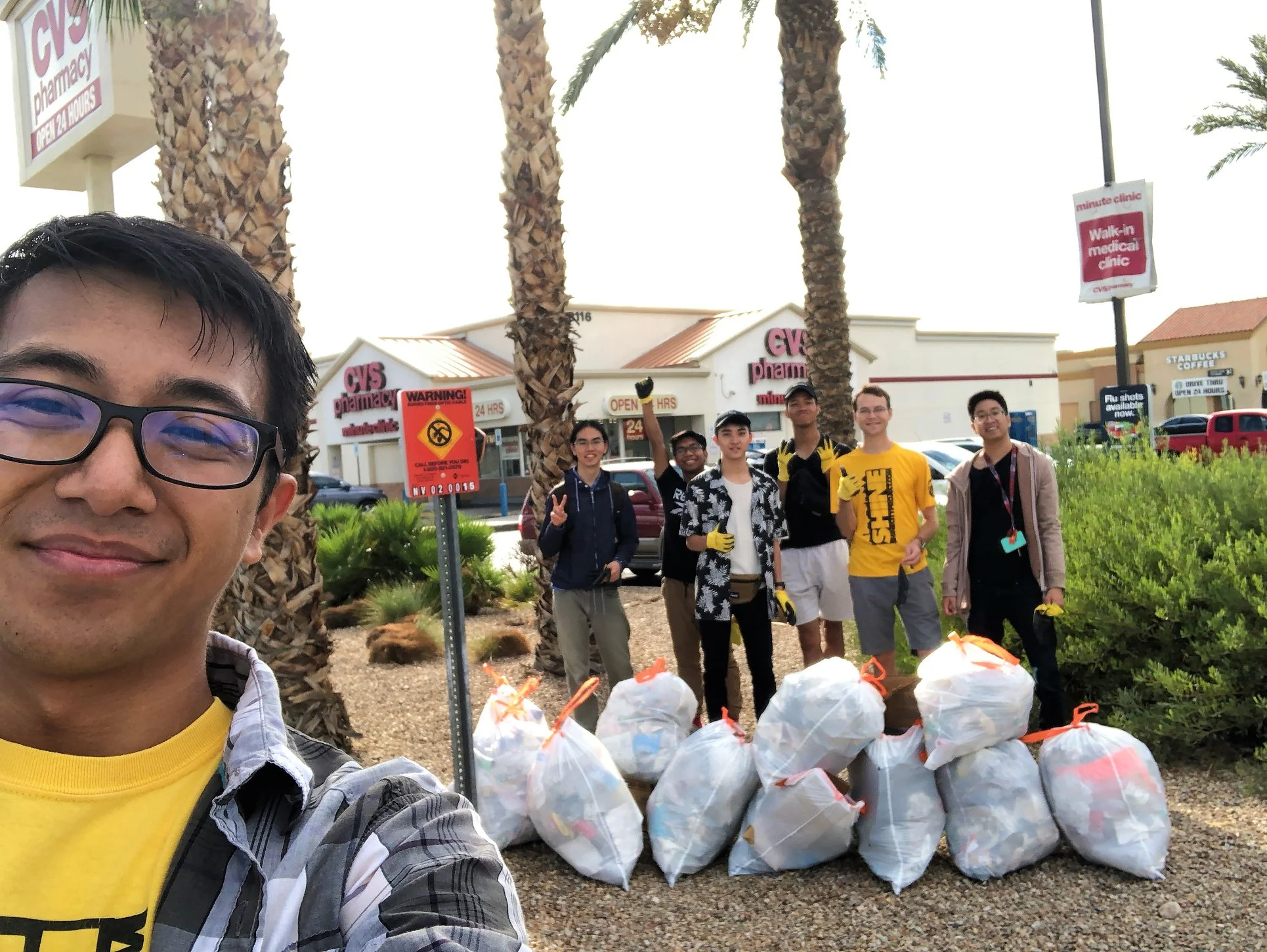 Taken October 6, 2018. After months of being inactive, Shine City Project clean-ups were revived with a service project near a local CVS Pharmacy.