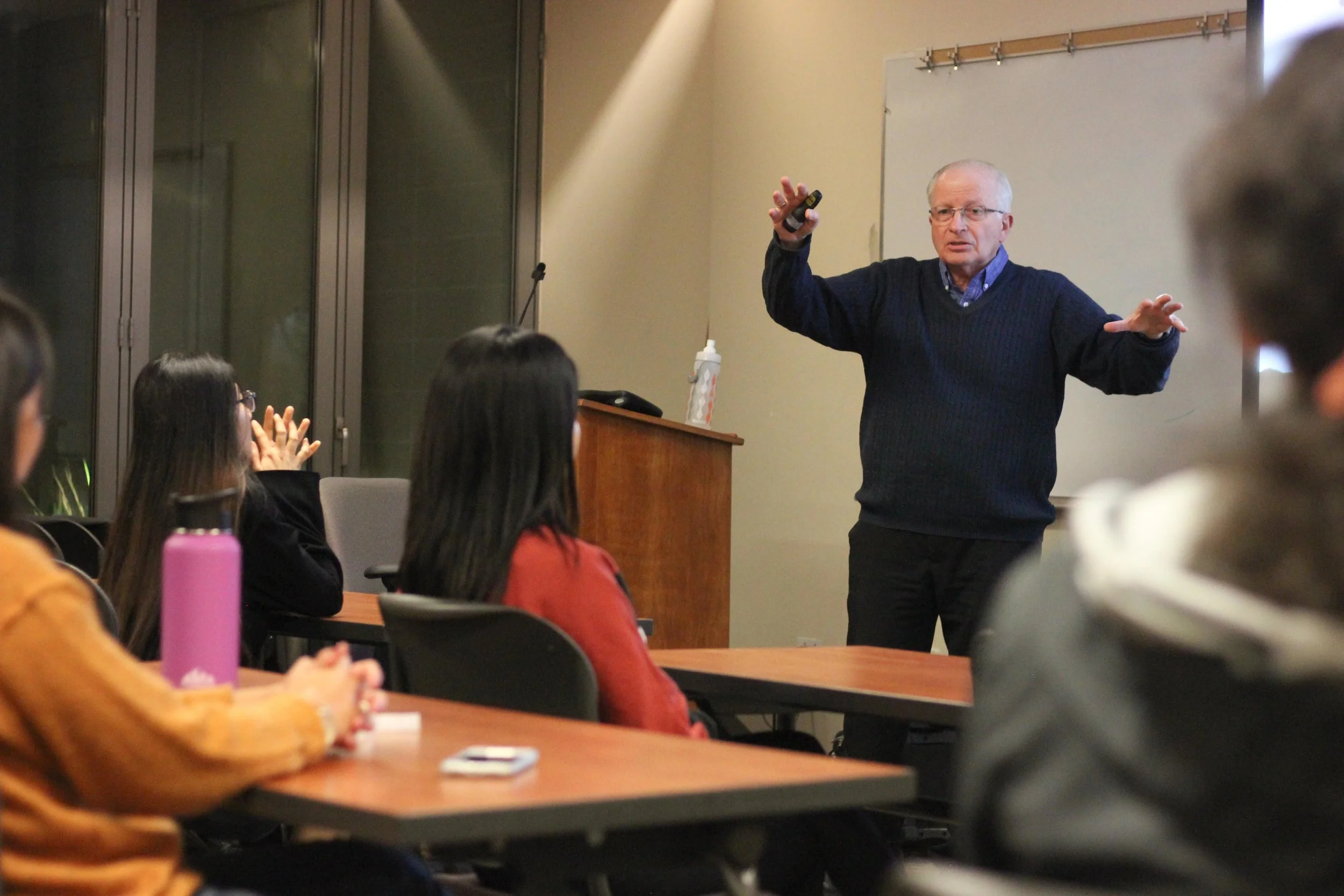 Guest speaker, Bento Leal, was invited back for a session on Marriage and Family.
