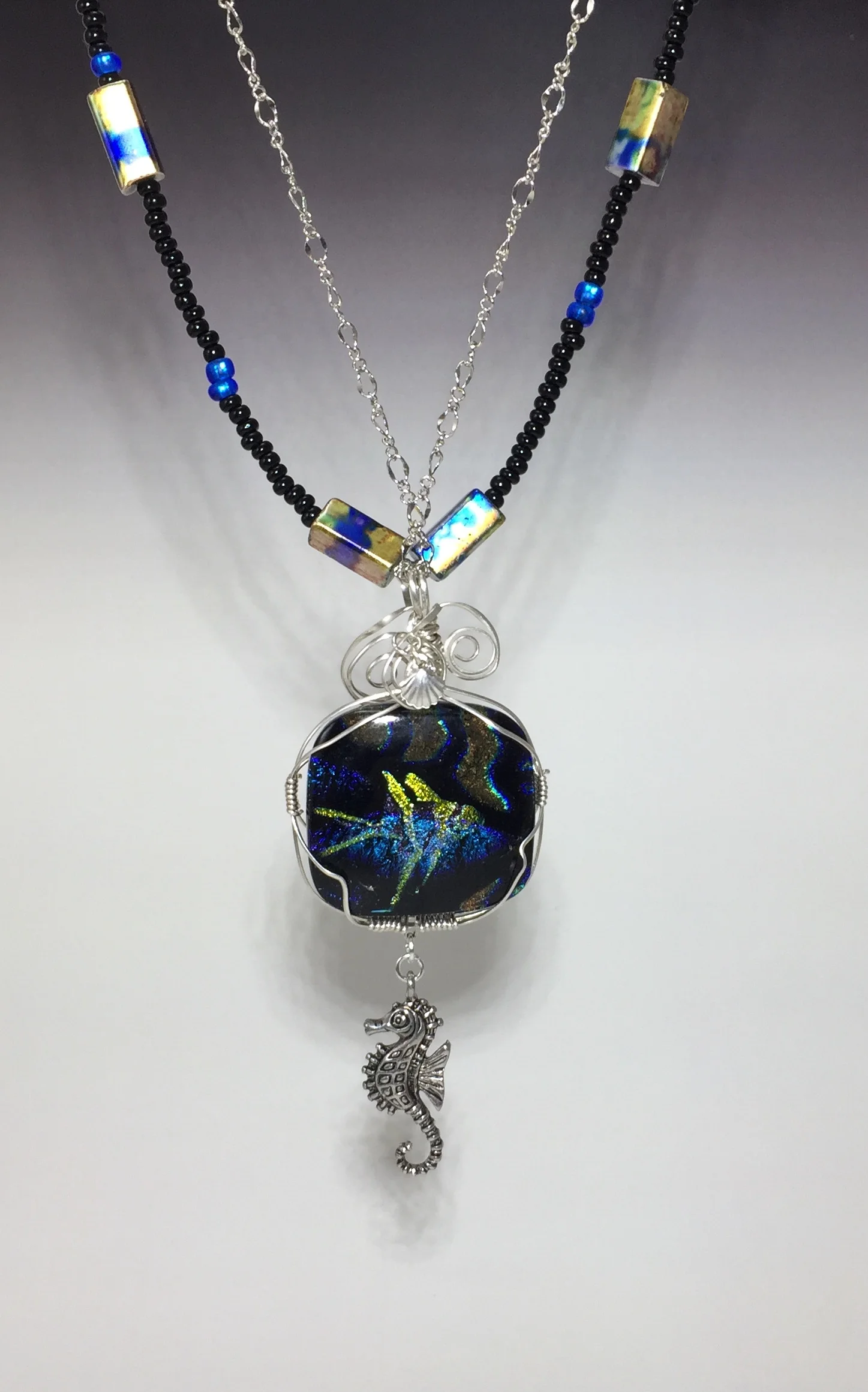 Fused Dichroic fish necklace2.jpg
