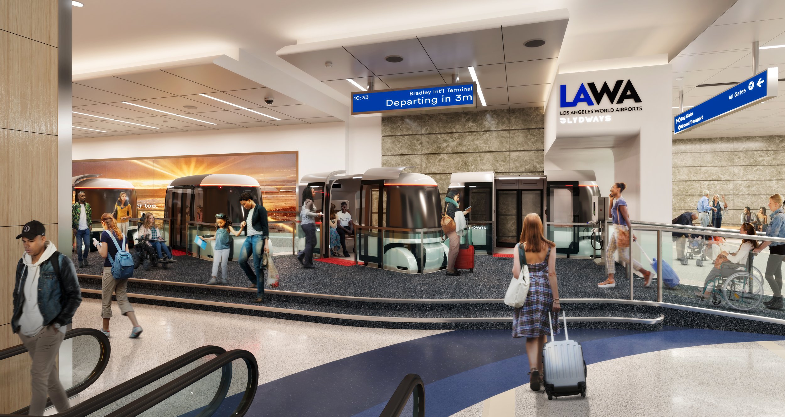 LAX International Terminal Connector