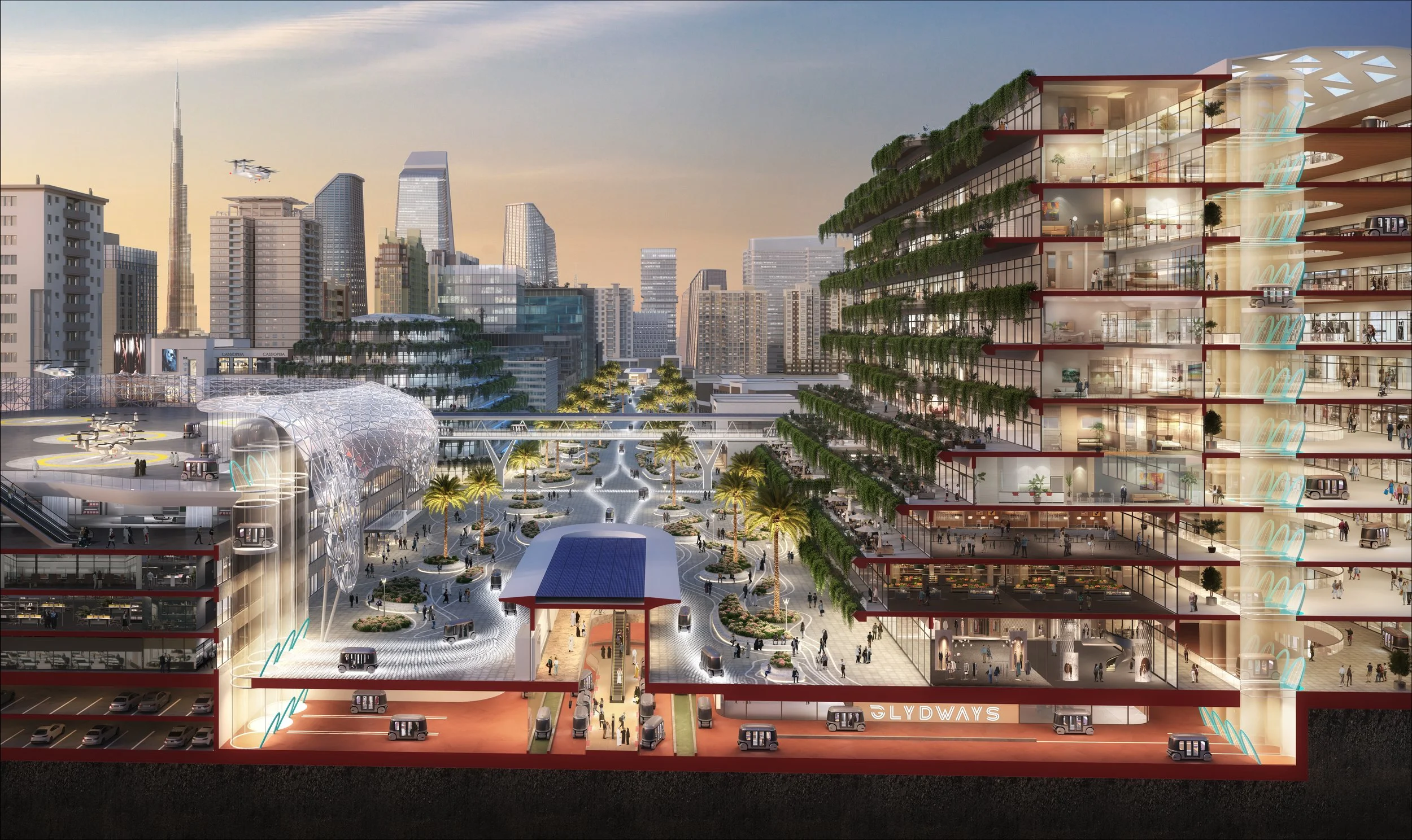 Future Dubai Loop Concept