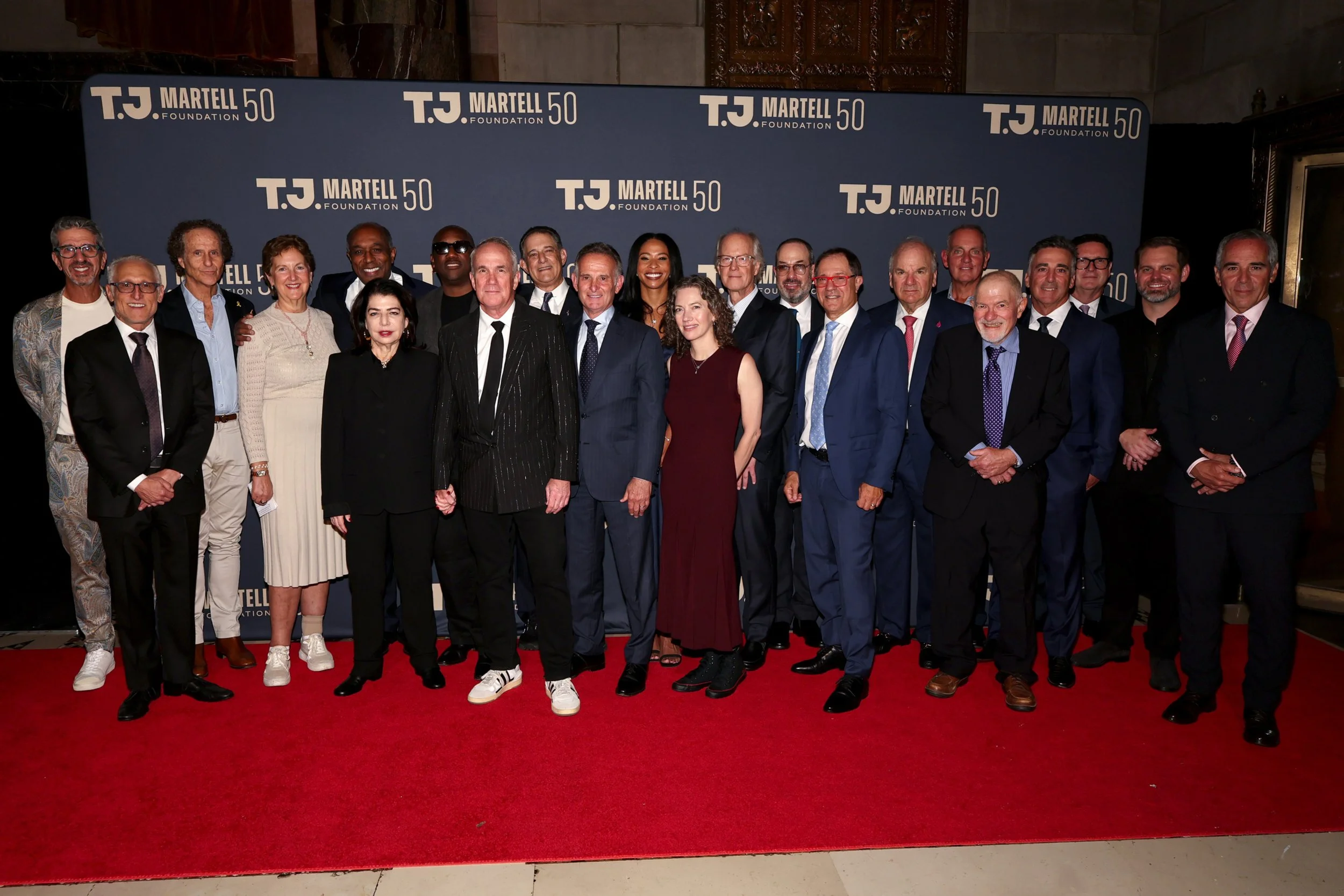 Charles with fellow Circle of Legends Award recipients at the 2025 TJ Martell Foundation New York Honors Gala