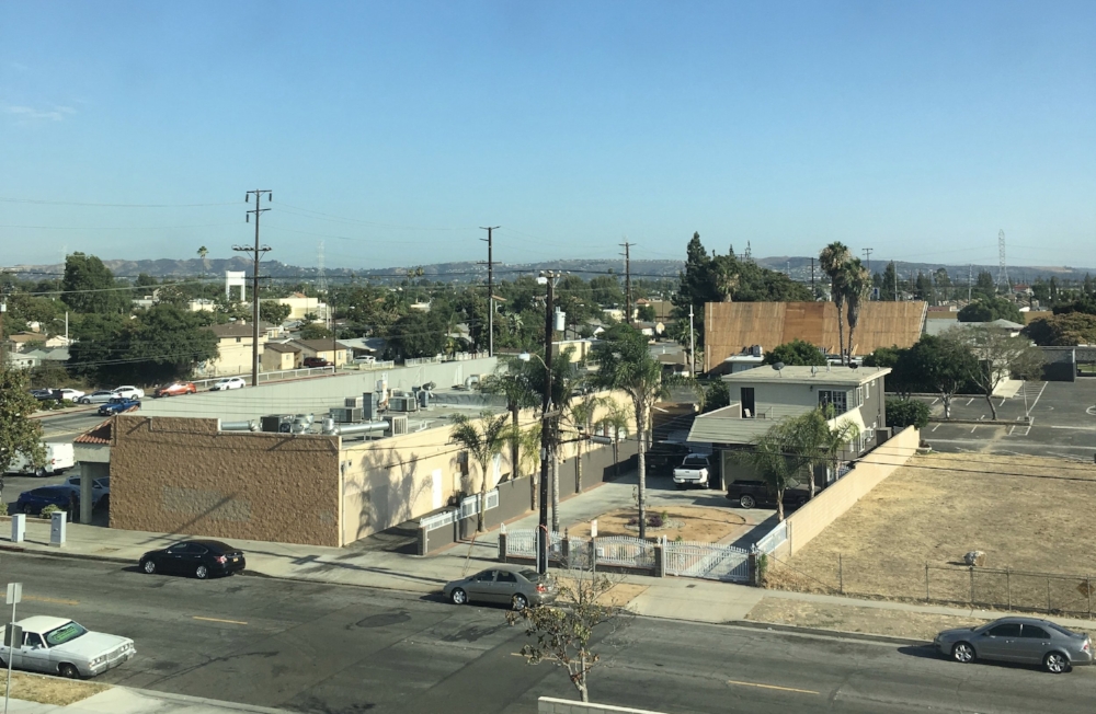 The view from my hotel room. 