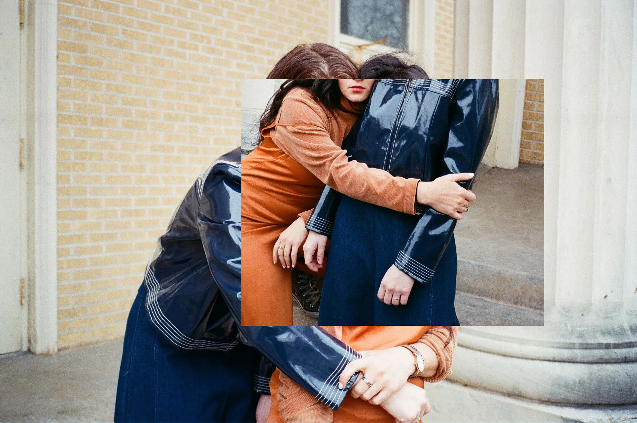 THE OVERCOATS SPRING '18 PRESS PHOTOS photographer: Katherine Squire style, digital collage: Laura White Uhlir