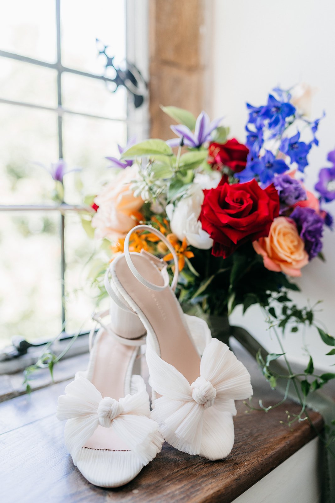 Bright wedding bouquet