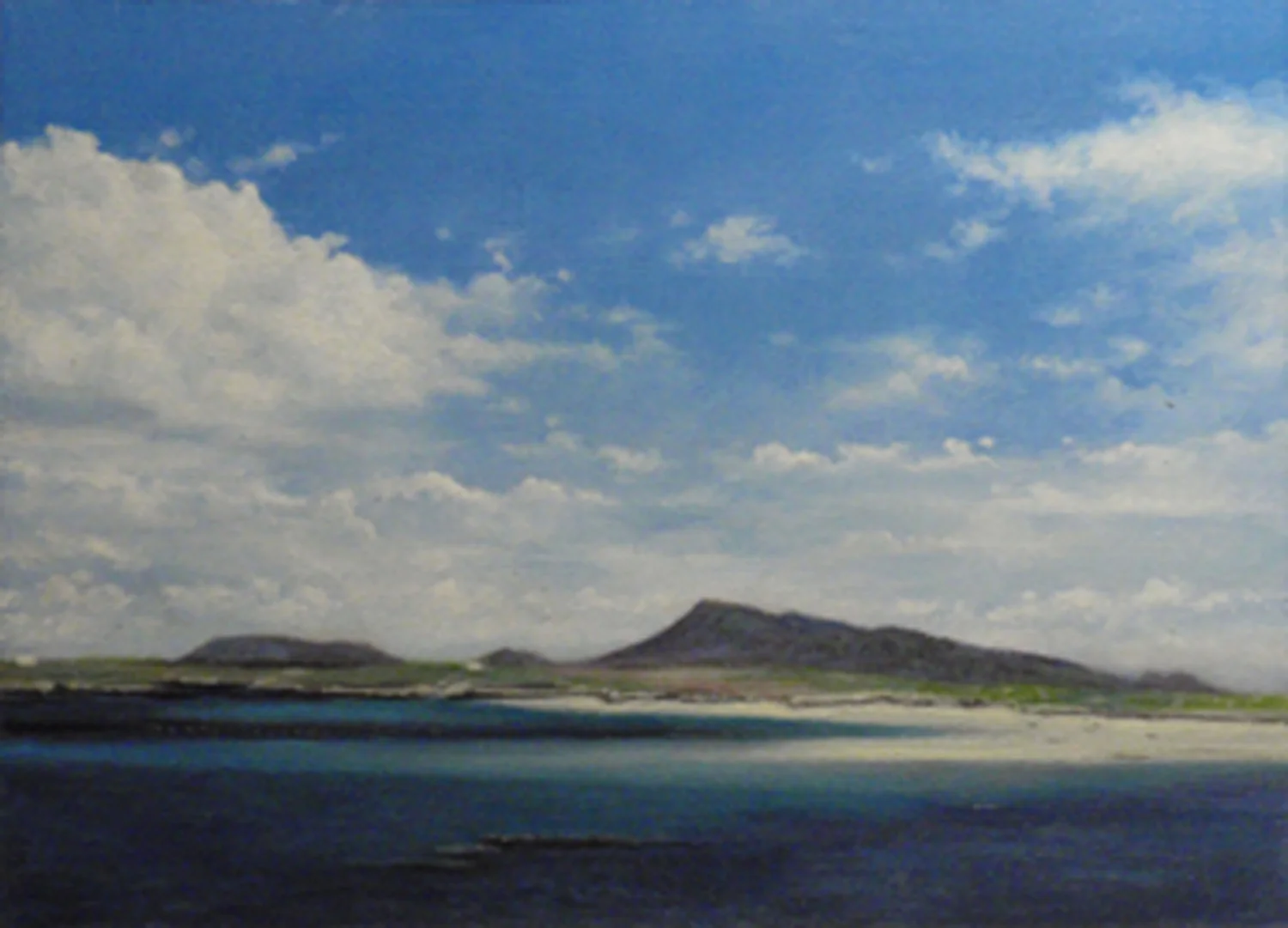 "Ben Eaval, a Good Day" Oil 5" x 7"