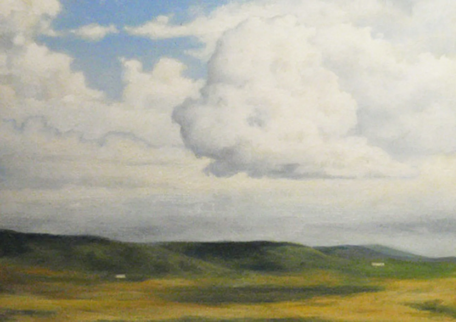 " Clouds, South Uist" Oil 5" x 7"