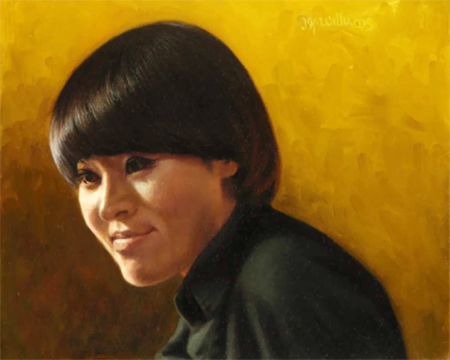 "Japanese Woman" Oil 8" x 10"