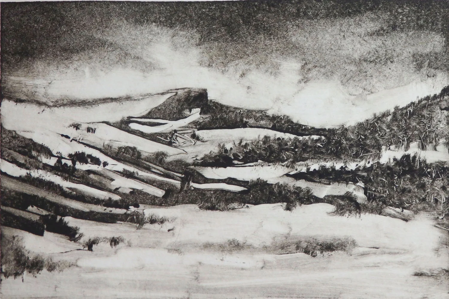 Wyoming, First Snow, monotype 4 x 6 72dpi.jpg