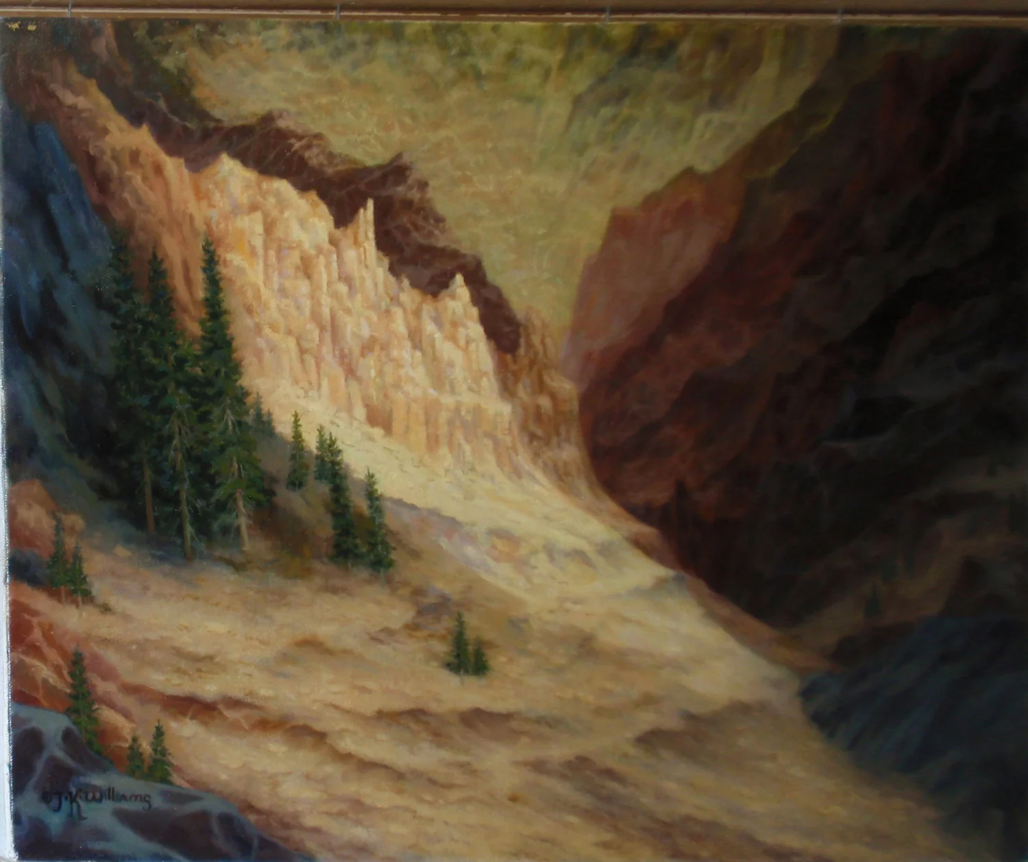 "Canyon Afternoon" Oil 16" x 20"