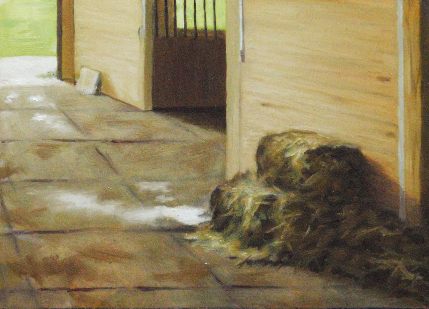 "Haybales" Oil 5"x 7"
