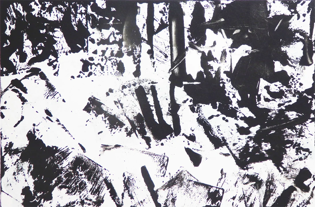 "After the Storm" Monotype 5 5/8" x 8 5/8"