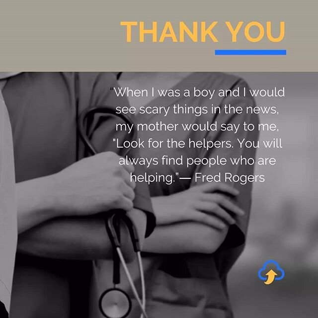 THANK YOU to the doctors, nurses, medical personnel, police and first responders.