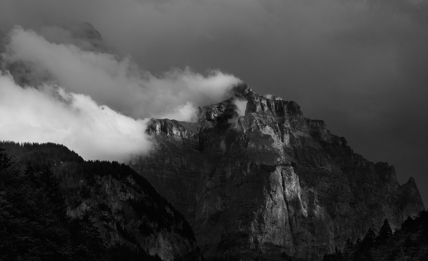 Storm at Jungfrau, Switzerland